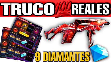 TRUCO PARA SACAR LA MP40 COBRA CON 9 DIAMANTES EN FREE FIRE YouTube