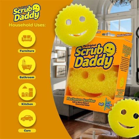 Scrub Daddy Flextexture Sponge Lazada