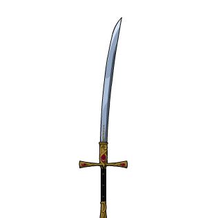 Auspicious Kriegmesser Weapon Sword RedHero