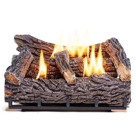 Duluth Forge Vent Less Propane Gas Log Set 22 In Winter Oak 32 000