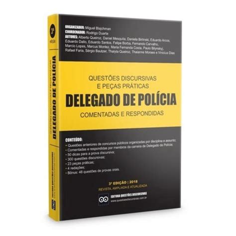 Livro Delegado de Polícia Discursivas e Peças Práticas Submarino