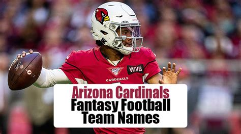 Funny Fantasy Football Team Names Cardinals Lityrecord