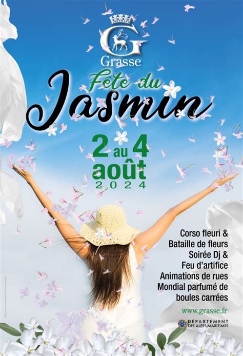 Fête du Jasmin à Grasse du 02 au 04 août 2024 RécréaNice