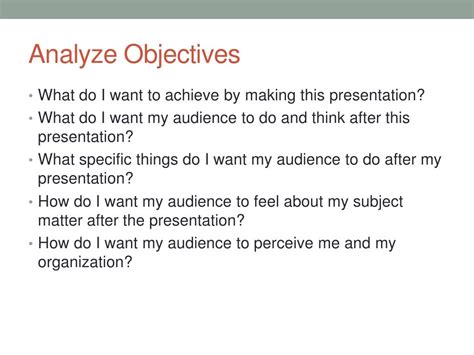 Effective presentations