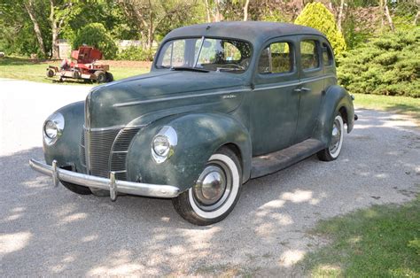 1940 Ford Deluxe 4 Door Sedan All Original The Hamb