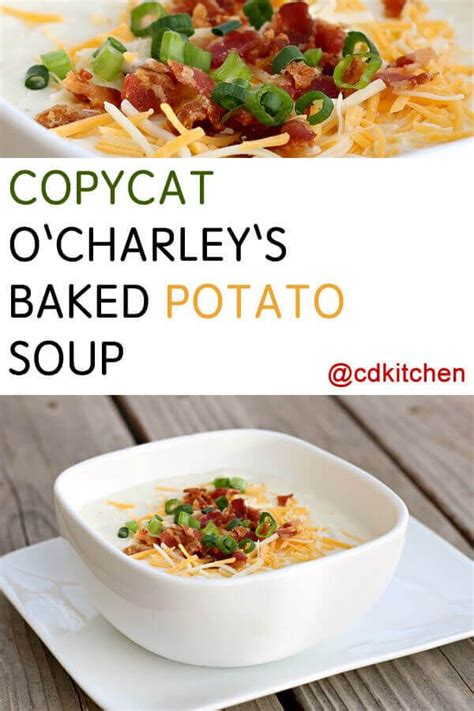 Copycat O'Charley's Baked Potato Soup - O'Charley's is known far and wide for their a… | Baked ...