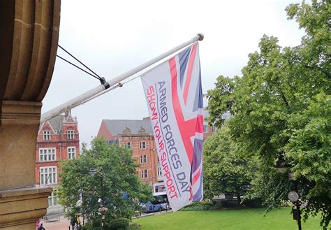 Flag Raising To Mark Start Of Armed Forces Week In Leicester