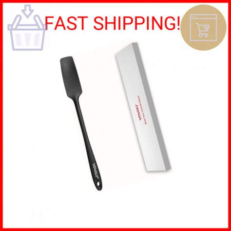 Vovoly Silicone Jar Spatula Small Head With Long Handle Rubber