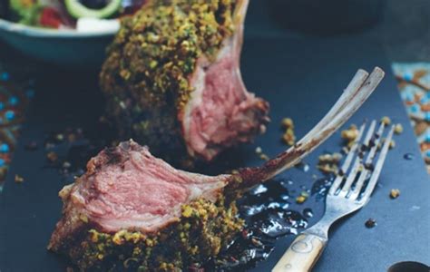 Herb And Pistachio Crusted Rack Of Lamb Brenda Gantt Recipes