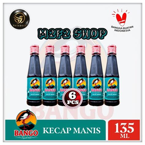 Jual Bango Kecap Manis Original Botol Kecil Plastik Pet 135 Ml