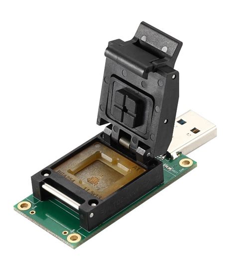 Emcp Test Socket X Mm With Usb Adapter For Hs Fast Write