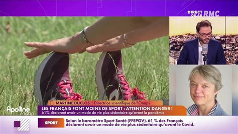 On peut tout dire sur RMC Les Français font moins de sport attention