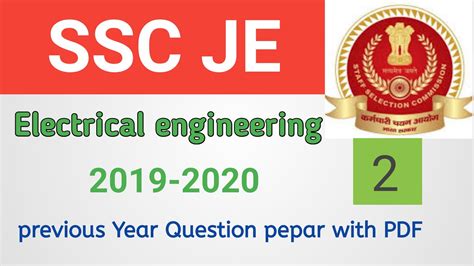 Iti Electrician Question Ssc Je Question Paper Part Iti