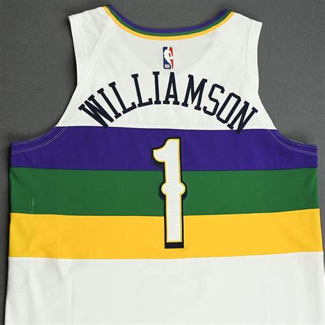 Zion Williamson New Orleans Pelicans Game Worn City Edition Jersey