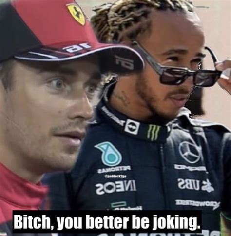 Charles Leclerc Lewis Hamilton Meme Reaction Pic Cute Celebrity