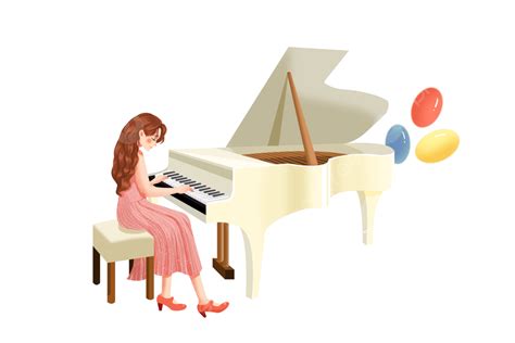 Mujer Tocando Piano Violin Dibujos Dibujos Musicales Dibujos Images