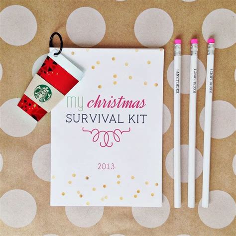 Diy Christmas Survival Kit And Free Printables Includes One