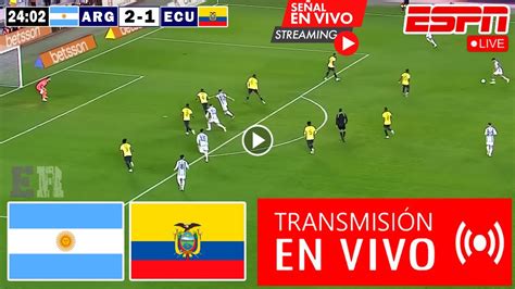 En Vivo Argentina Vs Ecuador Ver Partido Argentina Vs Ecuador 4tos Final Copa América 2024