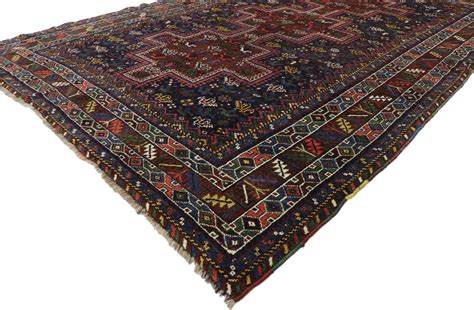 7 x 10 Antique Persian Shiraz Rug 53396