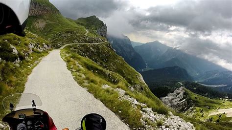 S Owenia Motocyklem Przez W Ochy Mangart Passo Predil Vrsic Pass