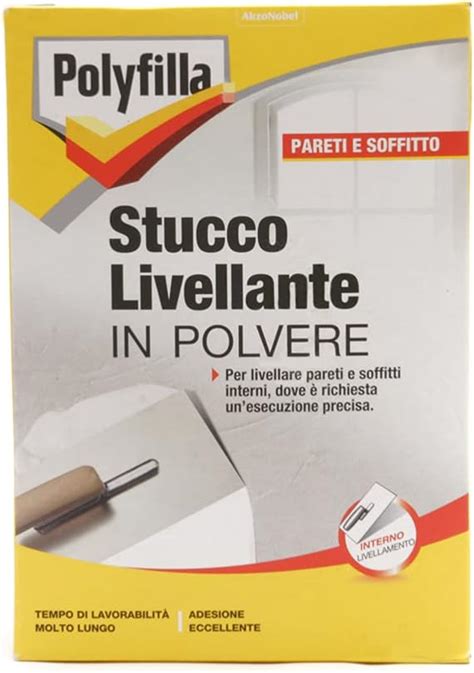 POLYFILLA STUCCO LIVELLANTE Per Interno Soffitti E Pareti Intonaco