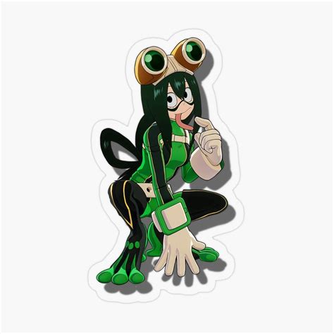 Tsuyu Asui Sticker Sticker By Zoeygold In Anime Printables