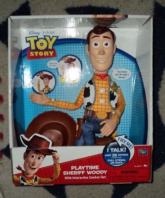 Toy Story Playtime Sheriff Woody Interactive Hat New