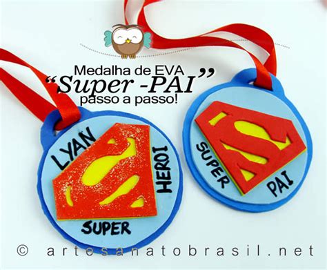 Como Fazer Medalha Super Pai Passo A Passo