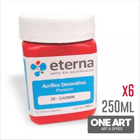 Acrílico Decorativo Eterna Premium 250ml X6 MercadoLivre