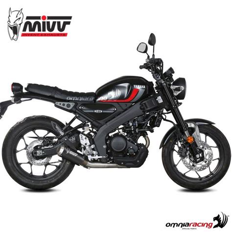 Mivv Mk3 Full Exhaust System Slip On In Black Steel Racing For Yamaha