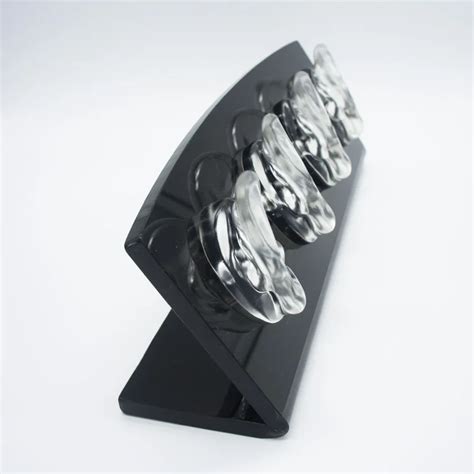 acrylic hearing aid display educate  silicone models