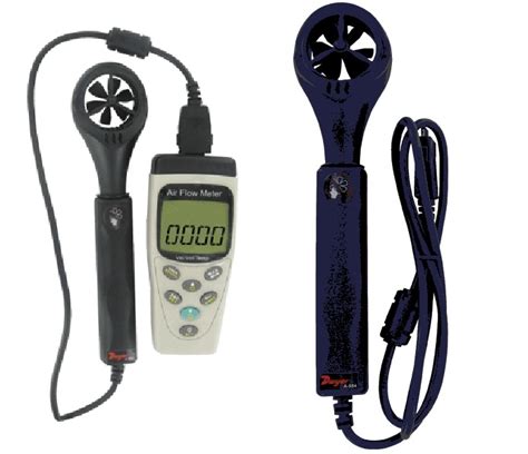 Abs Series MVA Mini Vane Thermo Anemometer Power 9V Included User