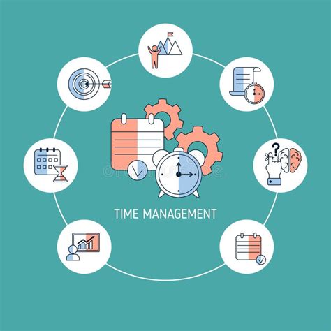 Time Management Vector Concept Stock Vector Illustration Of Design