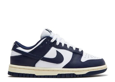 Nike Dunk Low Vintage Navy Step Up Sneakers