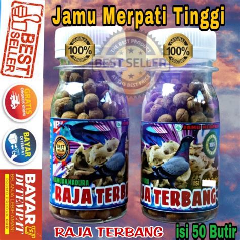 Jual JAMU MERPATI RAJA TERBANG TINGGI Isi 50 ButirDoping Merpati Tinggi