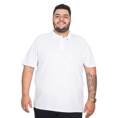 Camisa Gola Polo Masculina Piquet Plus Size B Sica Lisa Compre Agora