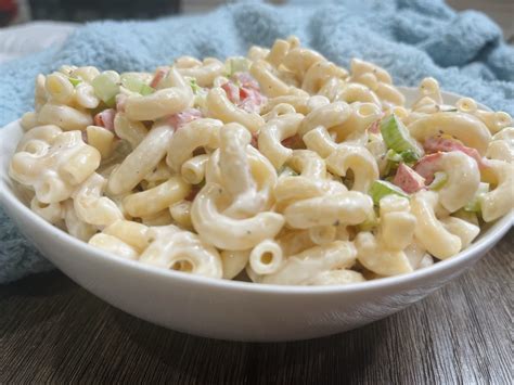 Easy Small Batch Macaroni Salad