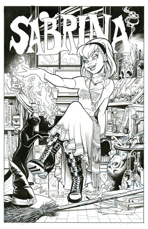 Sabrina The Teenage Witch One Shot Cvr D Andy Price Witch Coloring