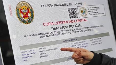 Pnp As Puedes Tramitar Tu Copia Certificada Digital De Denuncia