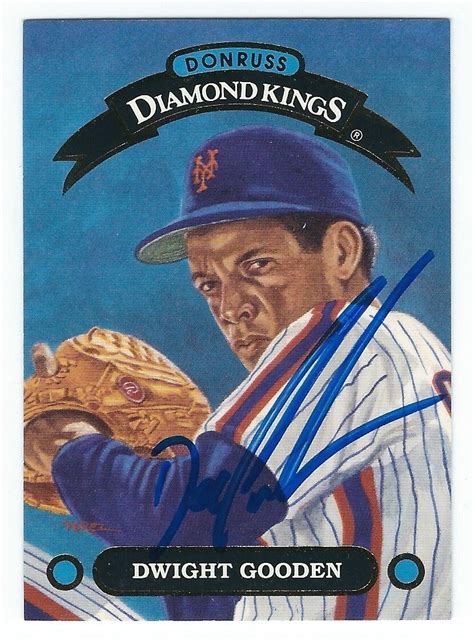 Signed DOC GOODEN 1992 Donruss Diamond King Card 15 COA EBay