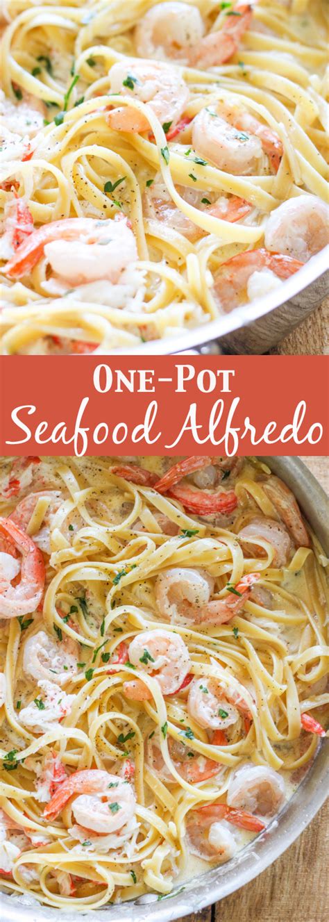 One Pot Seafood Alfredo No 2 Pencil