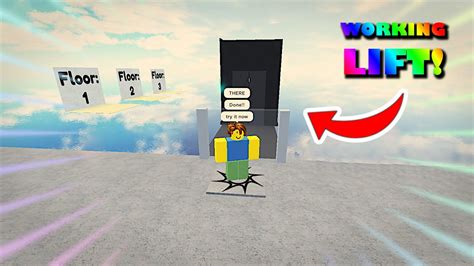 How To Make A WORKING LIFT In Obby Creator YouTube