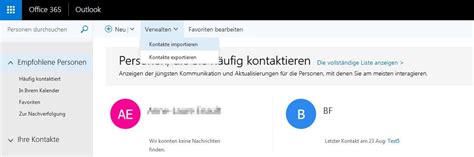 Outlook Kontakte Importieren So Funktionierts Ionos