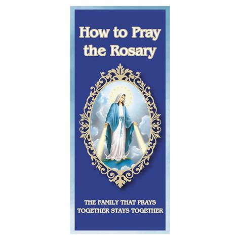 How To Pray The Rosary Pamphlet