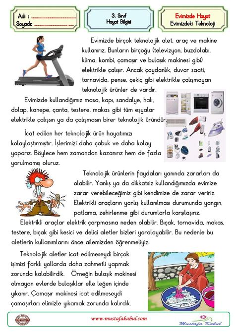 S N F Hayat Bilgisi Evimizde Hayat