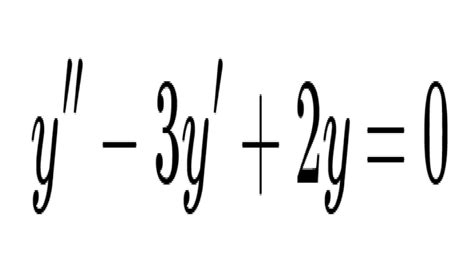 Y 3y 2y 0【定数係数2階線形同次微分方程式】 Youtube