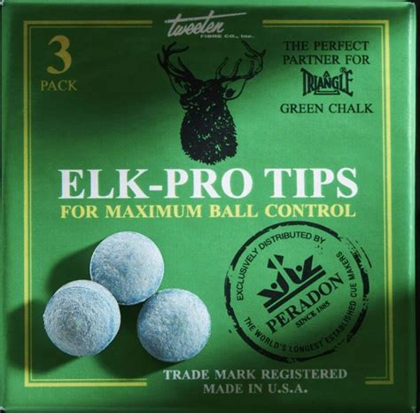 Elk Pro Cue Tips Box Of 3 Tips