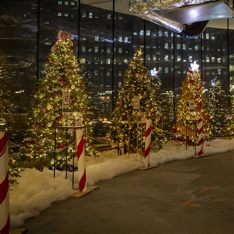 Festival Of Trees Fundraiser In Philadelphia At Love Park Benefiting Chop