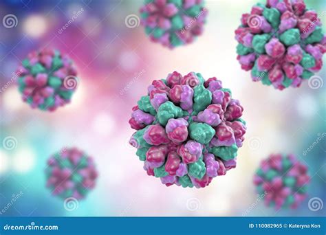 Norovirus, Norwalk, Also Known As Winter Vomiting Bug, Causative Agent of Gastroenteritis Stock ...