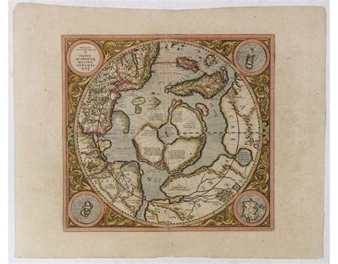 MERCATOR G HONDIUS J SEPTENTRIONALIUM Terrarum Descriptio Per